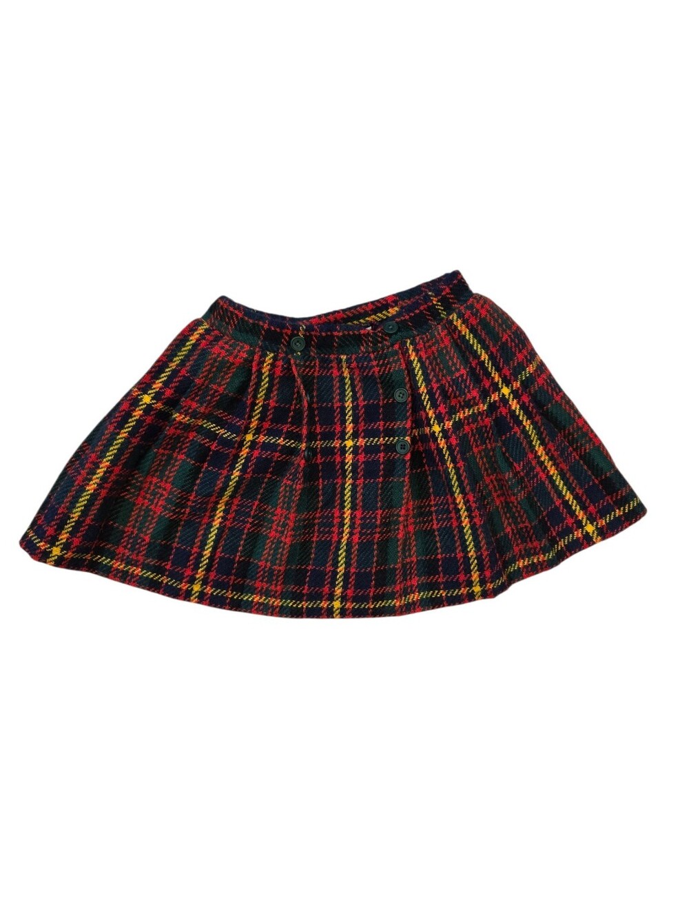Vintage 1980s Pandora Plaid Tartan Skirt